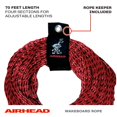 thumbnail image 2 of Cuerda para wakeboard Airhead Trick Handle, 4 secciones, 23 m, color rojo, 2 of 7