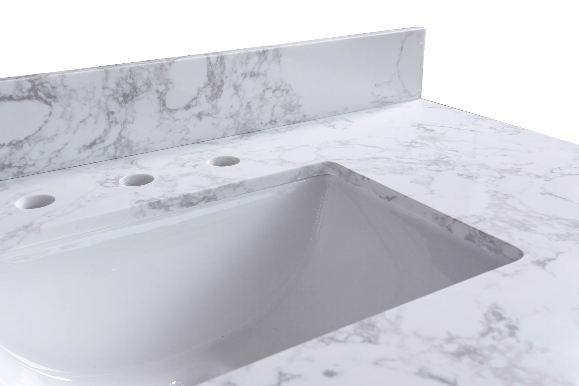 Single Bowl Vanity Top With Rectangle, Bathroom Vanity Tops 43 X 22