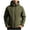 Army Green, variant on Solid Windproof Jackets for Men Lightweight Softshell Fleece Lined Outdoor Hiking Coats Hidden Pockets Travel Daily Camping Tops Dark Blue M