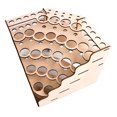 thumbnail image 2 of Modelo Pintura Almacenamiento Organizador Craft Pigment Holder Simple Tienda Estantería Holding Racks con múltiples ranuras para almacenar organización tipo 2 Scienceny HA012220-02, 2 of 7