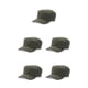 thumbnail image 1 of Gorras de béisbol Qarigey Escalada protección solar Unisex material premium sombrero plano ejercito verde 5Conjunto, 1 of 6