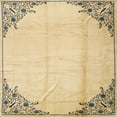 thumbnail image 1 of Ahgly Company Machine Washable Indoor Square Traditional Brown Gold Area Rugs, 9' Square, 1 of 7