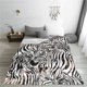 thumbnail image 5 of Balery Leopard And Zebra Manta de Felpa Suave y Acogedora – Cobija de Franela Aterciopelada para Cama, Lavable y Cálida para Sofá, Mascotas, Transpirable-50"x40", 5 of 7