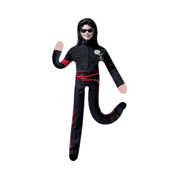Michael 11" Bendable Plush Figure, Poseable Stuffed Doll Gift for M-J Fans