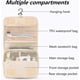 thumbnail image 3 of Travel Hanging Toiletry Bag, Cosmetic Bag Organizer, Waterproof and Foldable Makeup Bag, Large Capacity Organizer for Gym Business(Black), 3 of 4