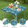 thumbnail image 4 of Bohemian Print Stretch Table Cover with Decorative Motifs for Kitchen and Dining Use, 4 of 6