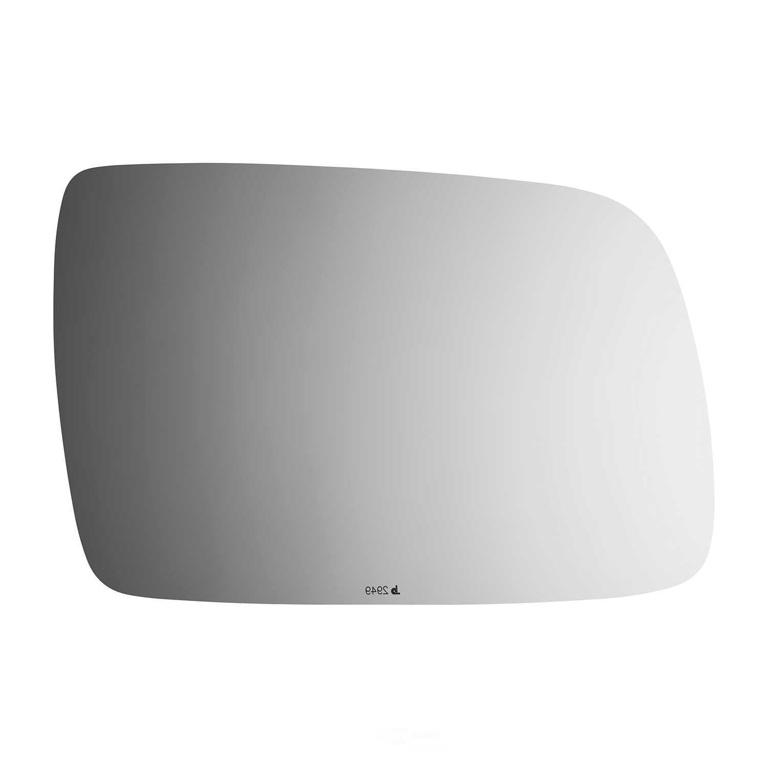 Burco Side View Mirror Replacement Glass - Clear Glass - 2949