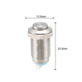 thumbnail image 3 of Interruptor de botón pulsador de metal de enclavamiento Unique Bargains, diámetro de montaje de 10 mm, 1NO 1NC COM, DC 30V 0.1A, 23.5 x 13.5mm, 3 of 5