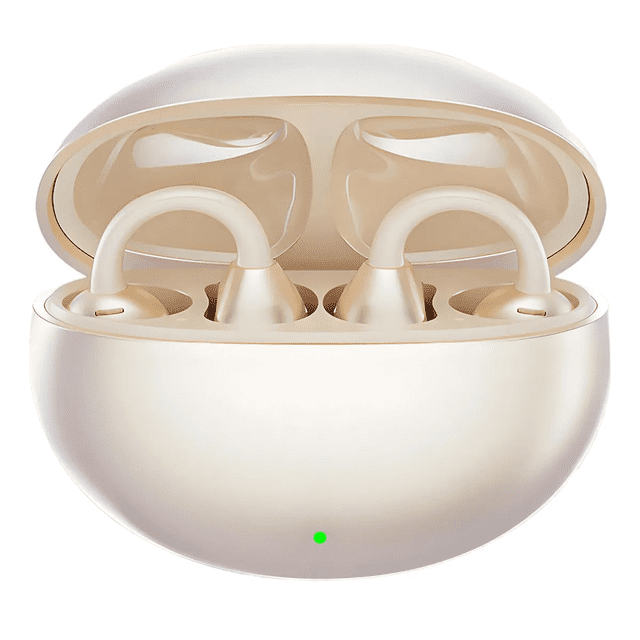 Audífonos 360° Inalambricos Bluetooth Gimnasio Micrófono Hd Sonido Hifi Xtellar beige
