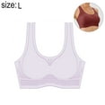 thumbnail image 2 of Sujetador deportivo de cuello alto y largo para mujer: sujetador de yoga con espalda cruzada y relleno, top corto sin mangas con sujetador incorporado, 2 of 6