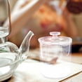 thumbnail image 2 of Transparent Acrylic Sealed Tea Canister for Kitchen Counter Storage with Good Sealing Performance 7.8x5.9 Inches, 2 of 9