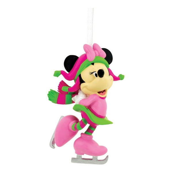 Hallmark Disney Minnie Mouse Skating Christmas Ornament