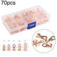 thumbnail image 6 of Fule 70pcs Copper Tube Terminals Battery Welding Cable Lug Ring Crimp Connectors Kit, 6 of 9