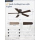 thumbnail image 3 of Ventilador de techo Fanbulous de 42 pulgadas con luces y control remoto, 3 of 7