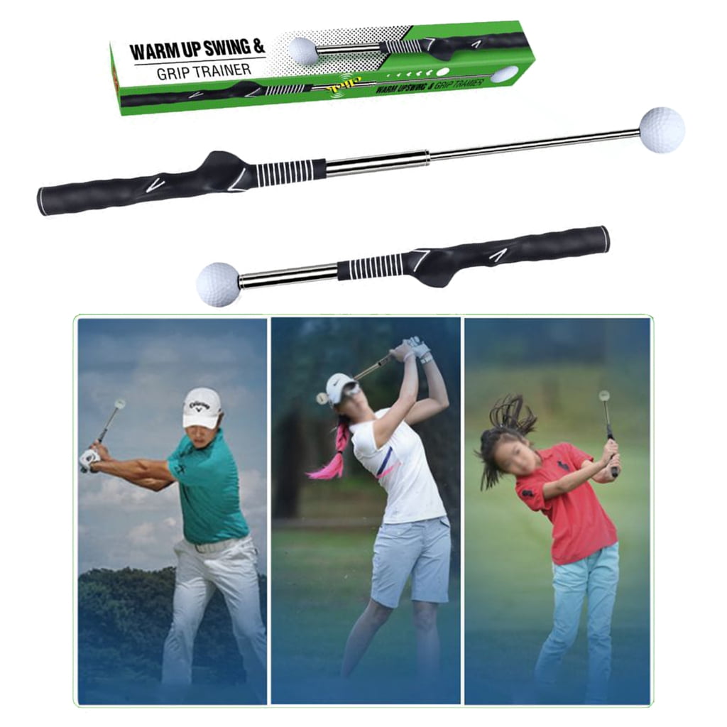 Yokua Telescopic Golf Swing Trainer Posture Corrector for Grip Strength Practice