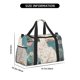 thumbnail image 3 of Fotbe Celestial Cat And Flowers Bolsa de Viaje con Estampado, Bolsa de Fin de Semana para Mujer con Compartimento para Zapatos, Bolsa de Gimnasio con Bolsillo Húmedo, 3 of 7