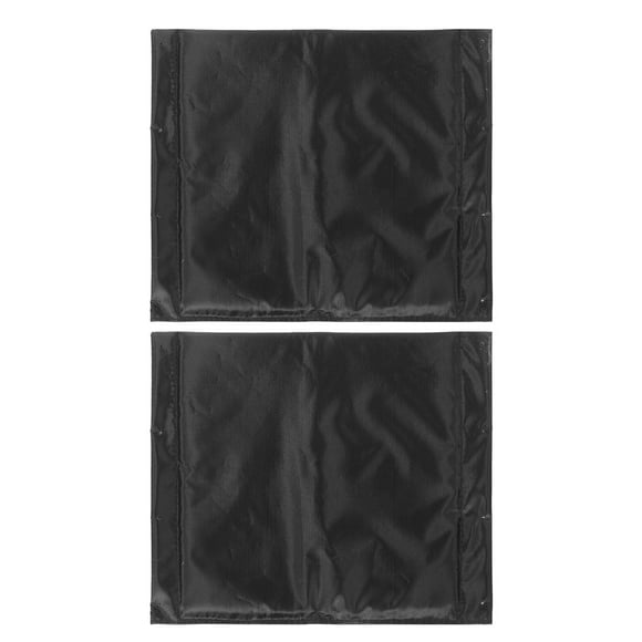 SKISUNO 2Pcs Wheelchair Replacement Parts Black Oxford Cloth Easy to Clean Seat Cushion