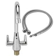 thumbnail image 2 of Hot Cold Water Outlet Electroplating  G1/2 Thread Mixer Tap, Water Faucet, for Home, 2 of 8