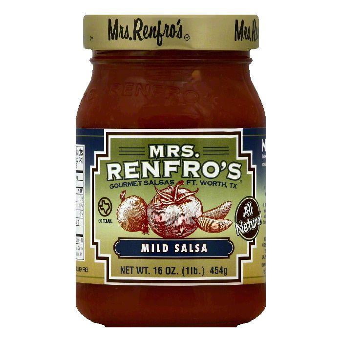 Mrs Renfros Mild Salsa, 16 OZ (Pack of 6) by