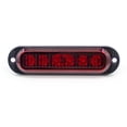 thumbnail image 5 of luces estroboscópicas de emergencia ultradelgadas de 6 LED, 12-24 V, rojas, de advertencia, universales para coche, vehículo y camión., 5 of 5
