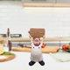 thumbnail image 4 of Creativo Chef Figuril Linda Escultura Personaje Resina Coleccionable Artesanía Adornos de Cocina para Nad Decoración de Cumpños Cartel de bienvenida Sunnimix Figurilla de Chef, 4 of 7