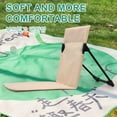 thumbnail image 3 of Silla Tumbona Del Piso Respaldo Portátil Plegable Playa Con Transporte Oxford Tela para Barbacoa Picnic Al Aire Libre, 3 of 9