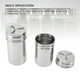 thumbnail image 3 of Shakers De Draga De Sal De Acero Inoxidable Dispensador De Condimento Con Agujeros De Vergüenza Ajustables Tamiz De Malla Para La Cocina Al Aire Libre Barbacoa, 3 of 7