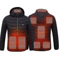 thumbnail image 1 of Heated Jacket, Winter Outdoor Warm Electric Heating Coat, 8 Heating Zones, 1 of 4