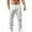 White, variant on Athletic Men's Joggers with Slim Fit, Breathable Stretch Fabric, Adjustable Drawstring Waist and Handy Side Pockets Great for Running, Gym Workouts, Travel and Relaxing