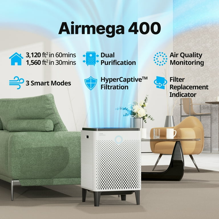 Air purifier 400 sq ft online