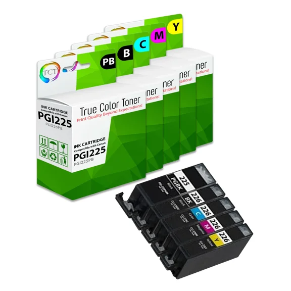 5Pk TCT PGI-225 CLI-226 HY For Canon Pixma MG5320 MG5220 MG6120 Compatible Ink
