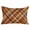 Brown, Amber, Tan, variant on Warm Brown Checked Throw Pillow Cover 16 x 24 Inch Decorative Pillow Cover Fall Farmhouse Buffalo Plaid Lumbar Pillowcase Seasonal Rectangle Cushion Case for Couch Sofa Bed Living Room