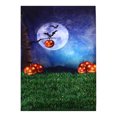 thumbnail image 1 of EeaseCA Halloween Photo Background Pumpkin Moon Halloween Backdrop Studio Props, 1 of 7