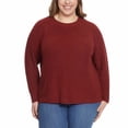 thumbnail image 4 of Jessica Simpson Ladies' Ribbed Sweater (Red, M), 4 of 6