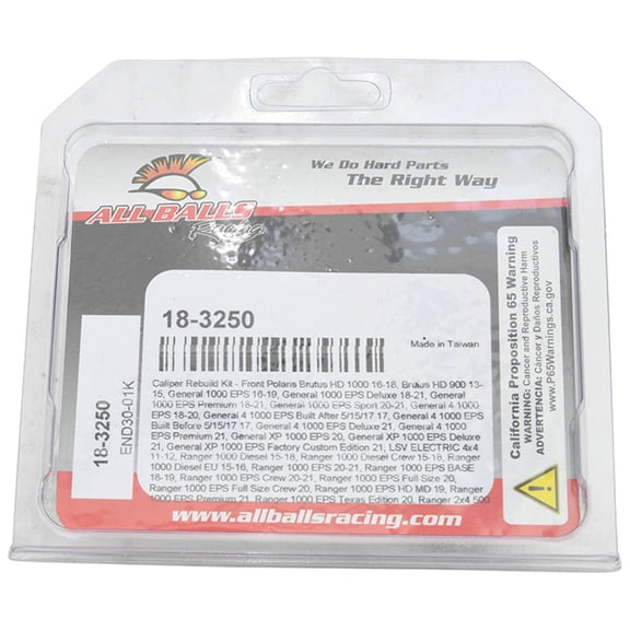 All Balls Racing Caliper Rebuild Kit 18-3250 For Polaris Ranger 800 XP 12