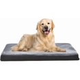 thumbnail image 1 of Dog Bed with Cooling Gel Memory Foam PressureRelief Support for Dogs up to lbs Bottom Machine Washable Cover Large Sized (x &#) Grey, 1 of 7