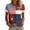 Red, variant on JFGHDG T Shirt Simple Graphic Independence Tee Unisex Us Flag Celebration Tee Historic 4th Of July Birthday Tee Simple July 4th Commemorative Tee Blue L