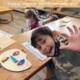 thumbnail image 1 of Juego de rompecabezas de madera Picasso, juguetes educativos, juego de rompecabezas de clasificación facial para niños, 1 of 6