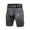 Grey, variant on Compression Shorts Men with Pocket Spandex Sport Shorts Athletic Workout Running Performance Baselayer Underwear Black L