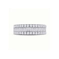 thumbnail image 2 of Diamond Queen 14kt Rose Gold Womens Baguette Diamond Band Ring 1-1/2 Cttw, 2 of 4