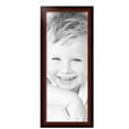 thumbnail image 2 of ArtToFrames 12" x 31" Honors Mahogany with Black Picture Frame, 12x31 inch Brown Wood Poster Frame (WOM-5154), 2 of 7