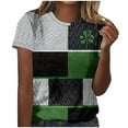 thumbnail image 2 of Ounisa St Patricks Day Shirt for Women Irish Lucky Shamrocks T-Shirt Paddy's Day Tees Saint Patrick's Day Tops, 2 of 5