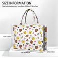 thumbnail image 3 of Large Capacity Tote Bag,Colorful Softball and Fashion Icons Pattern Handbag Fashion Luxury Tote Bag,15.7"x13"x 5.1" Inches,Laptop Compatible, 3 of 6
