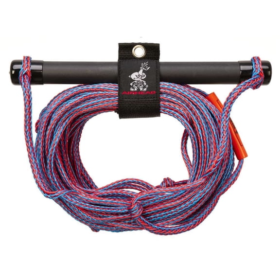 Airhead Water Ski Tow Rope with Tractor-Grip, Blue/Red, 75 Ft.