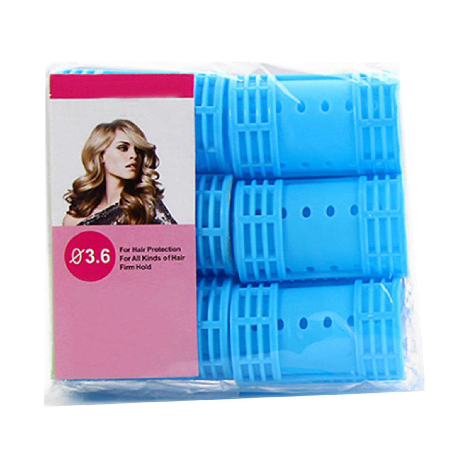Plastic Hair Rollers Curlers Snap Rollers Self Grip Rollers