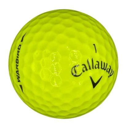 Pre-Owned Callaway Warbird Yellow Recycled Golf Balls 5A - 3 dozens - by Mulligan