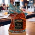 thumbnail image 5 of Animal Whiskey Bottle - Shark spirits Decanter, Transparent Engraved Animal Shape Glass 300ml (C), 5 of 5