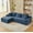 Blue-Left, variant on MAYEERTY Corduroy L-Shape Cloud Sectional Sofa with Deep Seat, Minimal Luxury Modular Couches for Apartment, 103*65*34"Dark Grey