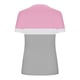 thumbnail image 5 of Mujeres Tops Casual V-Cuello Impreso Oversized Mangas Cortas Camiseta Top, Poliéster Verano Primavera, 5 of 5