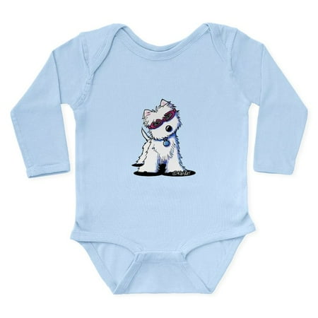 

CafePress - Doggles Westie Long Sleeve Infant Bodysuit - Long Sleeve Cotton Baby Bodysuit
